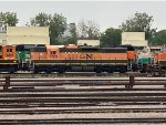 BNSF SD9 Northtown MPls MN yard - Aug 2023